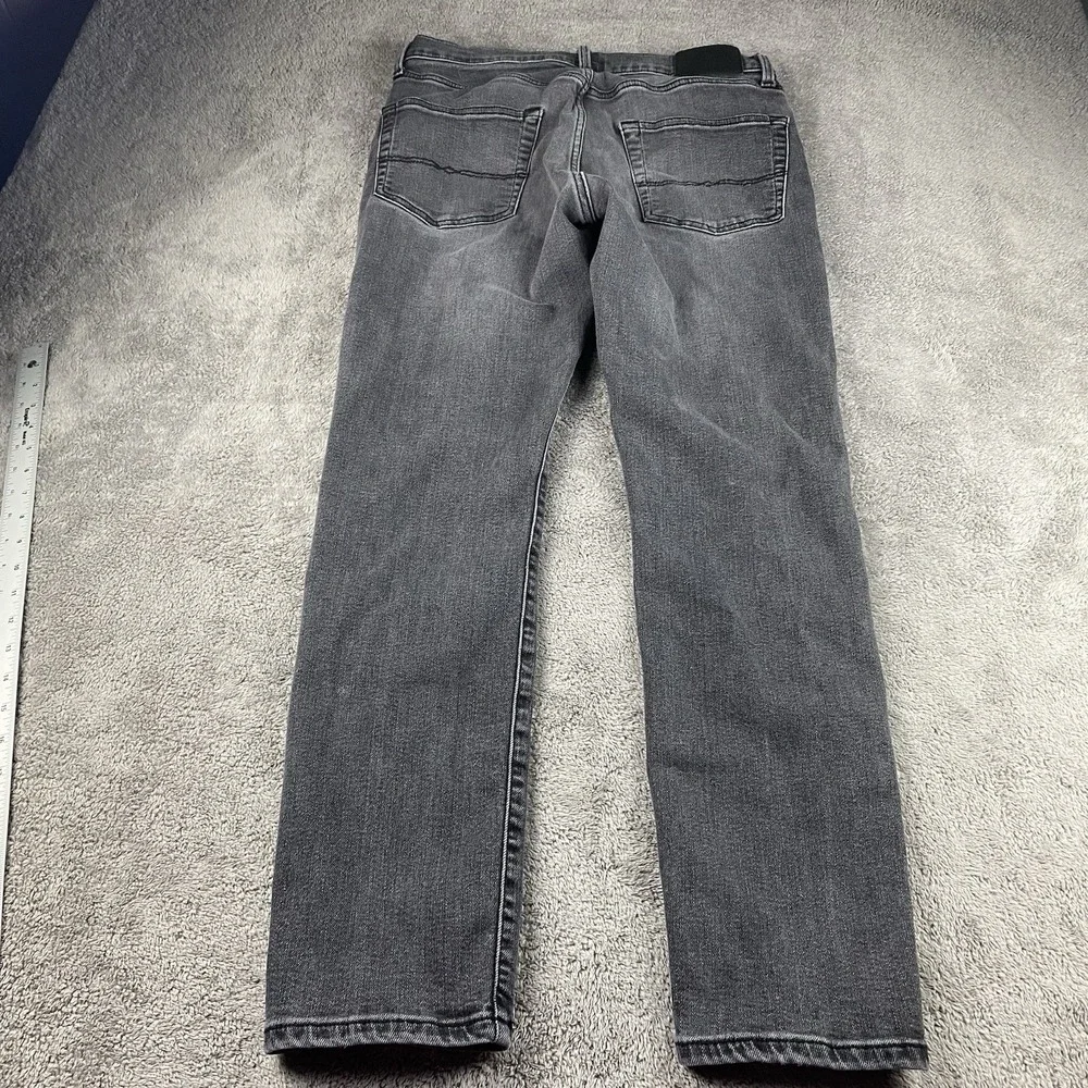 Lucky Brand 411 Athletic Taper Jeans Mens 30x29 Gray Denim Mid Rise